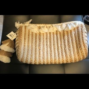 Ivory beach clutch